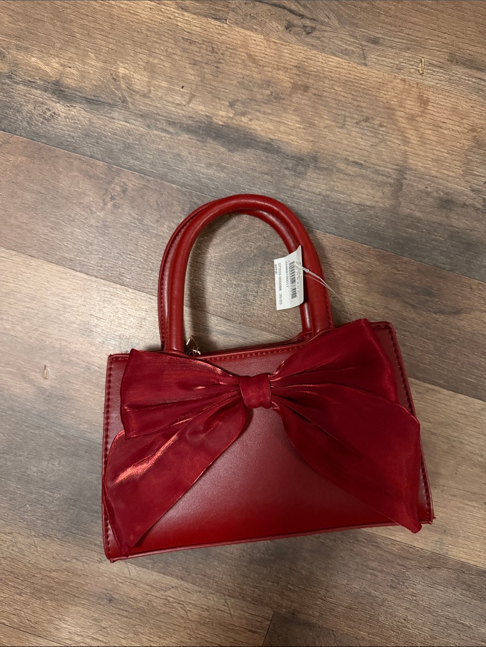 Windsor Red Bow Top-Handle Women's Handbag